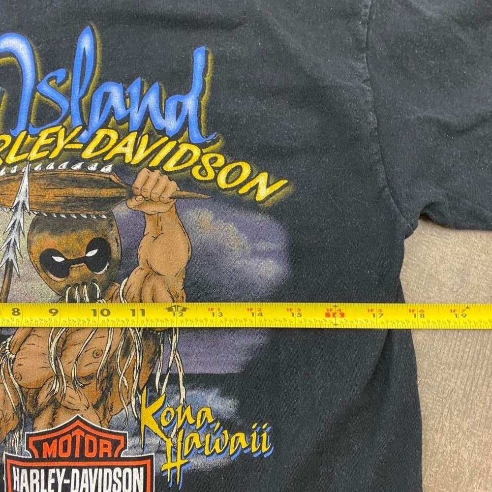 Vintage Harley Davidson Hawaii Big Island Kona 2000s Biker Longsleeve Shirt M - Picture 6 of 7